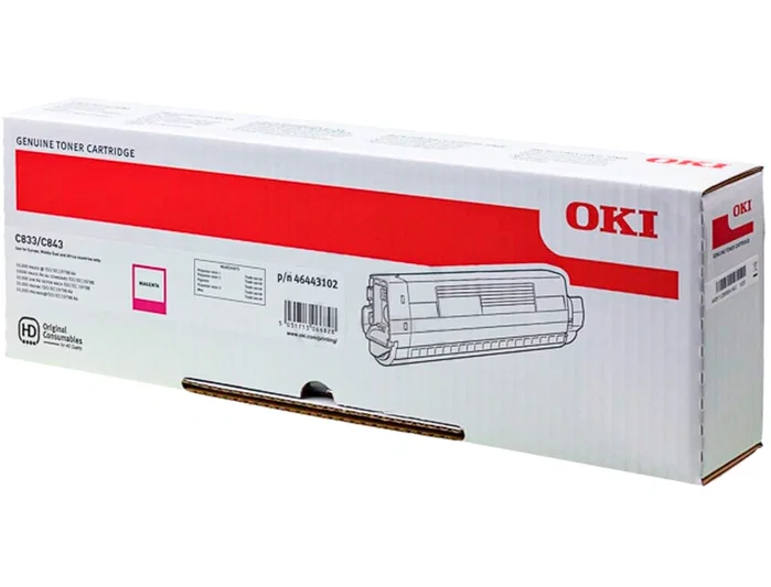 OKI 46443102 Cartucho de Tóner Magenta XL