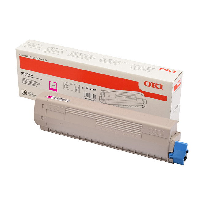 OKI 46443102 Cartucho de Tóner Magenta XL