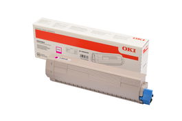 OKI Toner 46443102 Magenta XL - Tóner Compatible Alta Capacidad para Impresoras OKI
