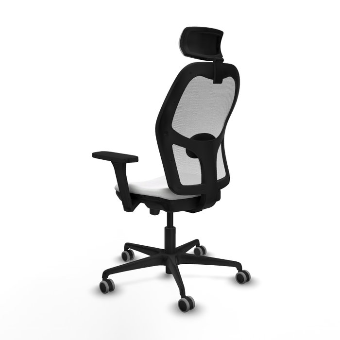 PIQUERAS Y CRESPO Silla de Oficina Jorquera Blanca con Mecanismo Sincro/Traslack PIQUERAS Y CRESPO Silla de Oficina Jorquera Blanca con Mecanismo Sincro/Traslack