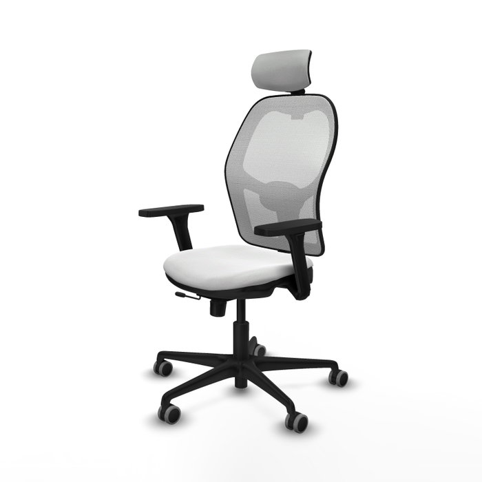 PIQUERAS Y CRESPO Silla de Oficina Jorquera Blanca con Mecanismo Sincro/Traslack PIQUERAS Y CRESPO Silla de Oficina Jorquera Blanca con Mecanismo Sincro/Traslack