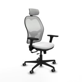 PIQUERAS Y CRESPO Silla de Oficina Jorquera Blanca con Mecanismo Sincro/Traslack