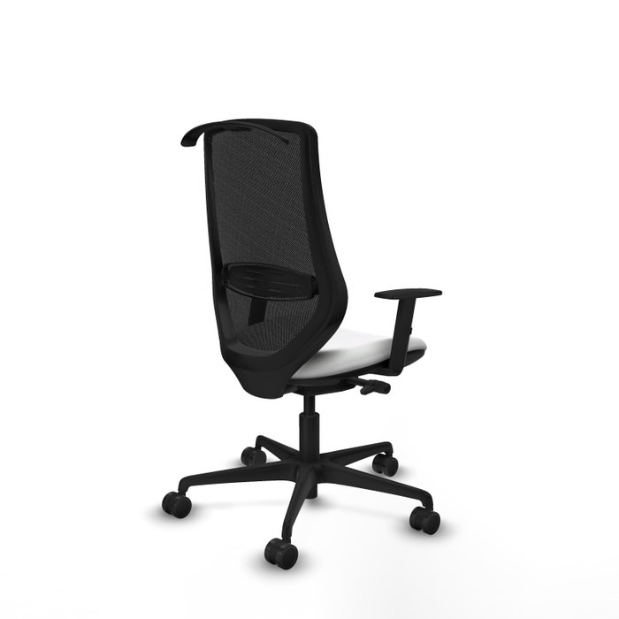 PIQUERAS Y CRESPO Silla de oficina Mardos con mecanismo Sincro/Traslack Blanco y Negro PIQUERAS Y CRESPO Silla de oficina Mardos con mecanismo Sincro/Traslack Blanco y Negro