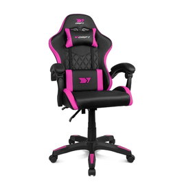 Drift Silla Gaming DR35 Negra Fucsia con Reposabrazos y Respaldo Reclinable