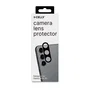 Celly CAMERALENS1037 Protector de Lentes de Cámara - Vidrio Templado Protección Antiaarañazos, Compatible con Samsung Galaxy A54 5G, Negro/Transparente