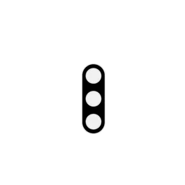 Celly Protector de Objetivo para Samsung Galaxy A54 5G CAMERALENS1037 Vidrio Templado Negro y Transparente