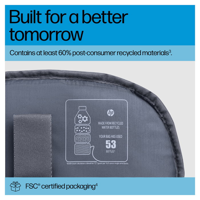 HP Travel Plus Mochila para portátil de 30L, 17 pulgadas, Azul grafito HP Travel Plus Mochila para portátil de 30L, 17 pulgadas, Azul grafito