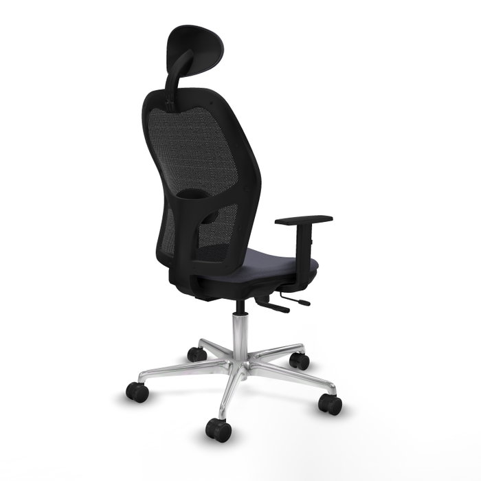 PIQUERAS Y CRESPO Silla de oficina Jorquera con mecanismo Sincro/Traslack, Gris oscuro y Negro PIQUERAS Y CRESPO Silla de oficina Jorquera con mecanismo Sincro/Traslack, Gris oscuro y Negro