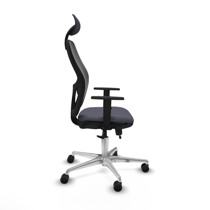 PIQUERAS Y CRESPO Silla de oficina Jorquera con mecanismo Sincro/Traslack, Gris oscuro y Negro PIQUERAS Y CRESPO Silla de oficina Jorquera con mecanismo Sincro/Traslack, Gris oscuro y Negro