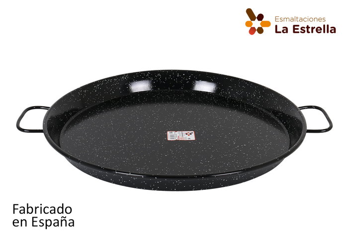 La Estrella Paellera Valenciana 55 cm Jaspeada 16 Raciones (4 Unidades) La Estrella Paellera Valenciana 55 cm Jaspeada 16 Raciones (4 Unidades)