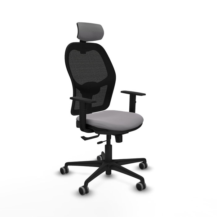 PIQUERAS Y CRESPO Silla de oficina Jorquera Gris y Negro PIQUERAS Y CRESPO Silla de oficina Jorquera Gris y Negro