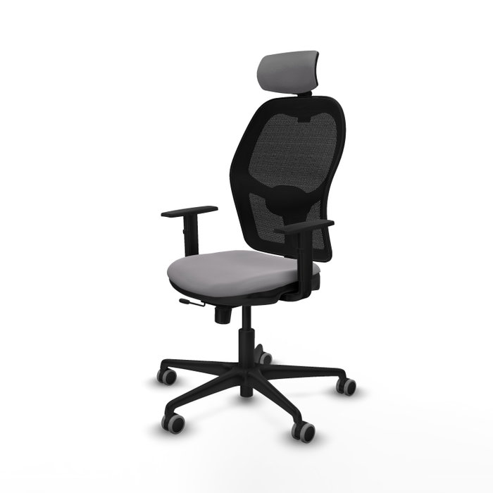 PIQUERAS Y CRESPO Silla de oficina Jorquera Gris y Negro PIQUERAS Y CRESPO Silla de oficina Jorquera Gris y Negro