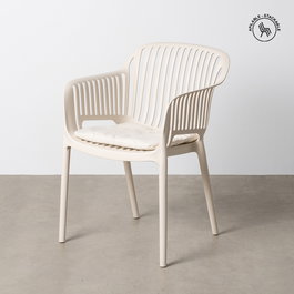 Silla Apilable Polipropileno Exterior 55 X 61 X 80 cm (Set de 4)