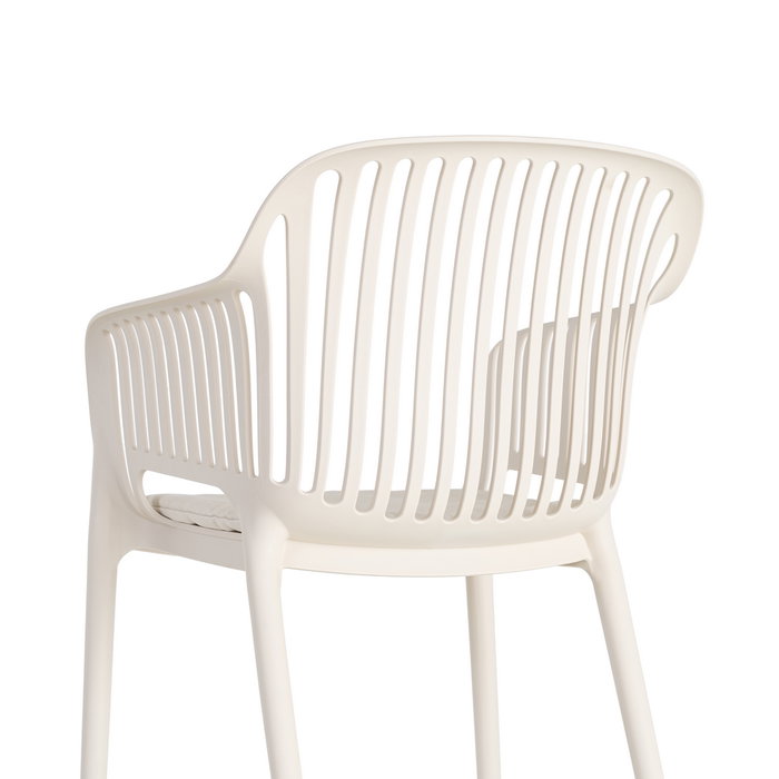 Silla Apilable Polipropileno Exterior 55 X 61 X 80 cm (Set de 4)