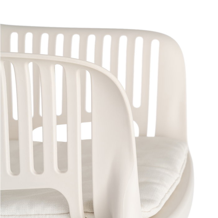 Silla Apilable Polipropileno Exterior 55 X 61 X 80 cm (Set de 4)