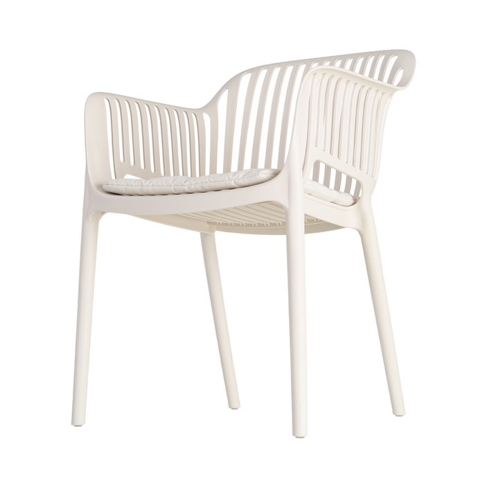 Silla Apilable Polipropileno Exterior 55 X 61 X 80 cm (Set de 4)