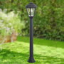 Fumagalli Farol Baliza con Poste Giaffa/Giampy, Negro, E27, IP55, Ø210 x 995 mm, Luz Señalización Exterior