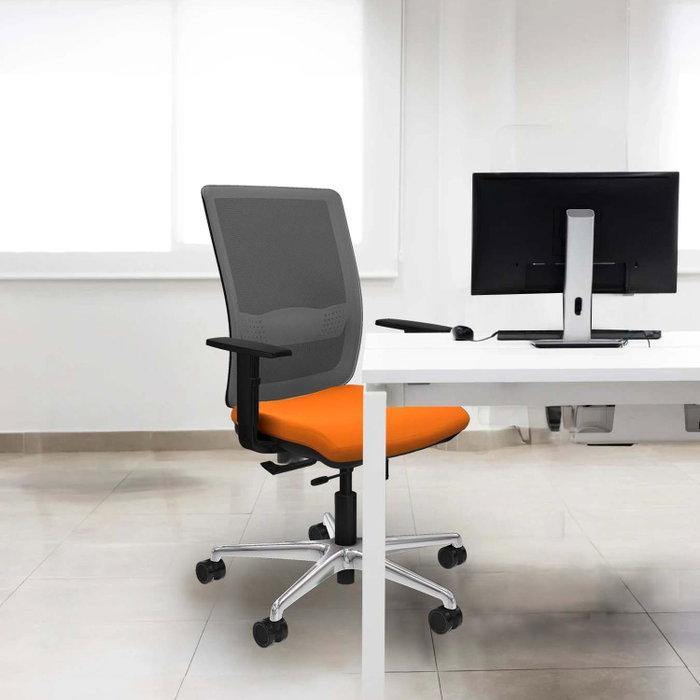 PIQUERAS Y CRESPO Silla de oficina Haches Pistacho y Gris