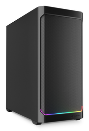 Sharkoon AK4 RGB STRIP Midi Tower Negro con Iluminación RGB