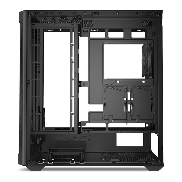 Sharkoon AK4 RGB Midi Tower ATX, PC Case Metal Black, 1 tira RGB frontal, 2 USB 3.0, USB-C Sharkoon AK4 RGB Midi Tower ATX, PC Case Metal Black, 1 tira RGB frontal, 2 USB 3.0, USB-C