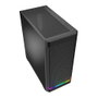 Sharkoon AK4 RGB Midi Tower ATX, PC Case Metal Black, 1 tira RGB frontal, 2 USB 3.0, USB-C
