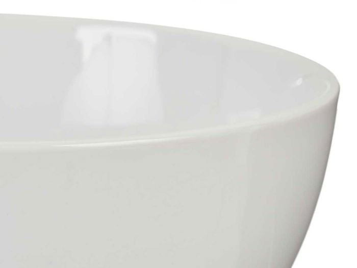 Vessia Bol Porcelana Blanco 1300Ml 18x10x18 cm Apto Lavavajillas Microondas (Set de 16)