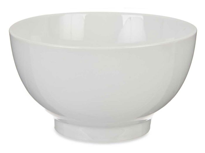 Vessia Bol Porcelana Blanco 1300Ml 18x10x18 cm Apto Lavavajillas Microondas (Set de 16)