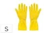 Blanca Guantes de Látex Satinados Antideslizantes Sin Polvo Talla Pequeña Paquete de 2 Guantes de Protección EPI Cat. III