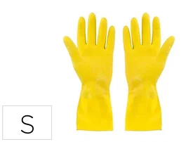 Blanca Guantes de Látex Satinados Antideslizantes Sin Polvo Talla Pequeña Paquete de 2 Guantes de Protección EPI Cat. III