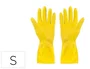 Blanca Guantes de Látex Satinados Antideslizantes Sin Polvo Talla Pequeña Paquete de 2 Guantes de Protección EPI Cat. III