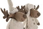 DKD Home Decor Figura Navidad Alpina Blanco Beige 18 x 44 x 25 cm (2 Unidades)
