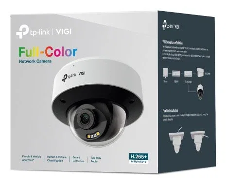 TP-Link Cámara de Seguridad IP Exterior TP-Link InSight S245 Domo 4MP 2688x1520 Análisis de Personas/Vehículos, Audio Bidireccional, Resistente IP67 IK10, H.265+, PoE