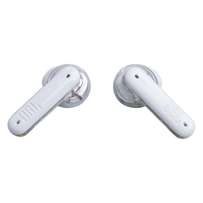 JBL Tune Flex True Wireless Auriculares Intrauditivos con Cancelación Activa de Ruido (ANC), Bluetooth 5.2, IPX4, Blanco Fantasma