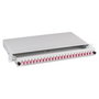 EFB Elektronik Spleibox gris extraíble LC OM4 con 24x Pigtail y 12x Acoplador Duplex