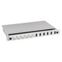 EFB Elektronik Spleibox gris extraíble LC OM4 con 24x Pigtail y 12x Acoplador Duplex