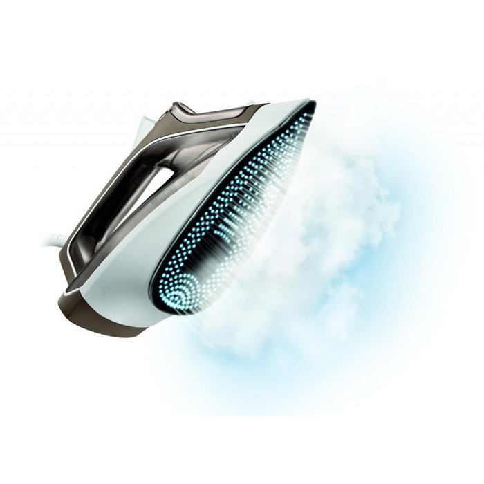ROWENTA Plancha de Vapor 2400W con Suela Microsteam y Apagado Automático