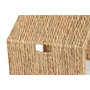 DKD Home Decor Cama para Mascota de Jacinto de Agua y Metal 43x43x46 cm
