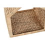 DKD Home Decor Cama para Mascota de Jacinto de Agua y Metal 43x43x46 cm