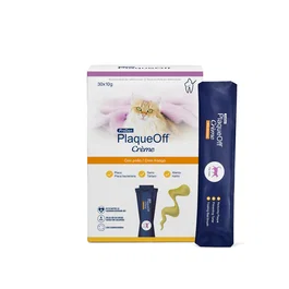 Swedencare ProDen PlaqueOff Crème Pasta Dental para Gatos con Alga A.N. ProDen® - Reduce Placa, Sarro y Mal Aliento, 30 Unid.