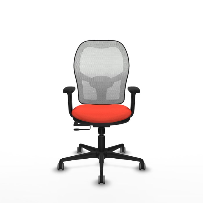 PIQUERAS Y CRESPO Silla de oficina Jorquera Naranja oscuro y Blanco