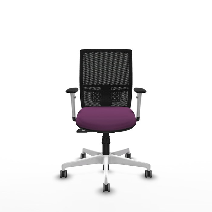 PIQUERAS Y CRESPO Silla de oficina Yunquera Morada y Negra