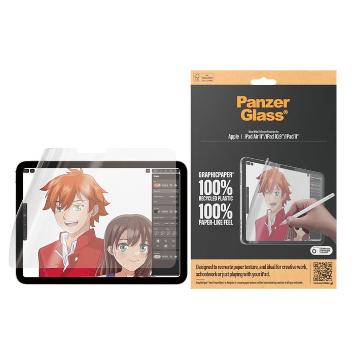 PanzerGlass GraphicPaper Protector de Pantalla para iPad Air 11, iPad 10.9 e iPad 11 PanzerGlass GraphicPaper Protector de Pantalla para iPad Air 11, iPad 10.9 e iPad 11