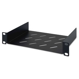 Digitus Estante para Rack 1U 254mm (10 pulgadas) Negro