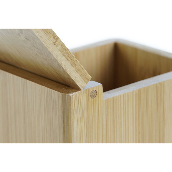 DKD Home Decor Salero de Bambú Natural 10x13x10 cm