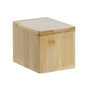 DKD Home Decor Salero de Bambú Natural 10x13x10 cm