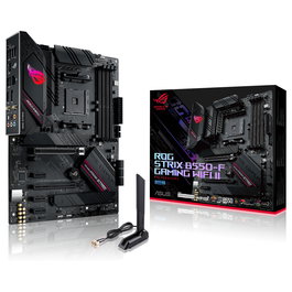 ASUS ROG STRIX B550-F GAMING WiFi II Placa Base AMD AM4 B550 ATX, Wi-Fi 6, Bluetooth 5.2, 2.5Gb LAN, PCIe 4.0, RGB, DDR4 128GB, Socket AMD Ryzen 3000