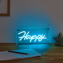 Home Deco Factory Luz Neón LED USB "Happy" Decoración Hogar