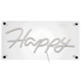 Home Deco Factory Luz Neón LED USB "Happy" Decoración Hogar