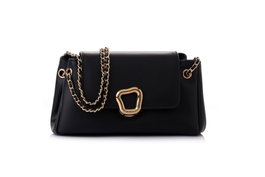 Vince Camuto Siena v2 Bolsa de Hombro Cuero de Polivinilo Negro
