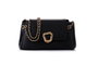 Vince Camuto Siena v2 Bolsa de Hombro Cuero de Polivinilo Negro